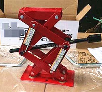 China Car Jack 1.0 Ton Red Scissor Jack zu verkaufen