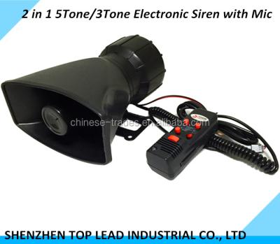 China AUTO 5 Tones Siren with Microphone zu verkaufen