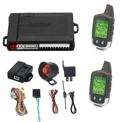 China Two Way Steel Remote Starter FM LCD Mate Car Alarm System zu verkaufen