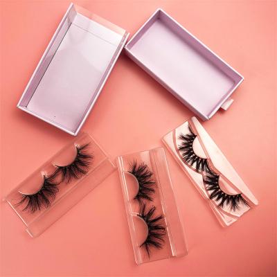 China 25-30 Times Best Quality Strip Eyelash 3D Mink Invisible Wholesale Lashes Lashes Luxury Mink Lashes Packaging Box for sale