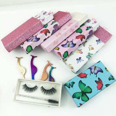 China Natural Long Eyelash Vendor Mink Lashes Factory Price Natural Lashes 3d Strip Private Label Box Lashes Custom Long Lashes Strip for sale