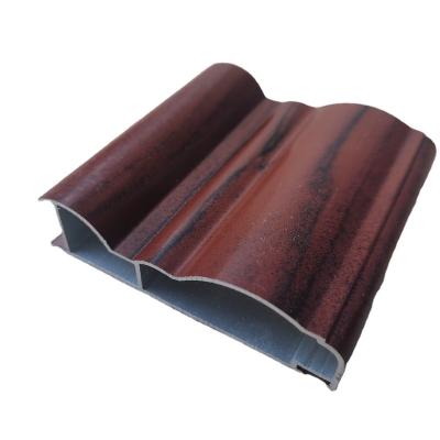 China Hot Selling Decorations Kuwait Aluminum Profiles Wood Copy Customized Color Aluminum Extrusion For Kitchen Cabinet Door for sale