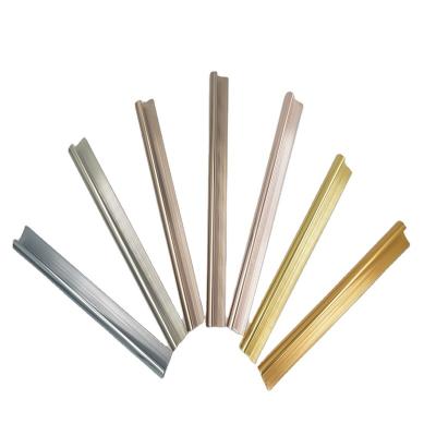 China Rustic REALTIME High Quality Flexible Aluminum Corner Trim Mat Transition Tiles Metal Threshold Strips for sale