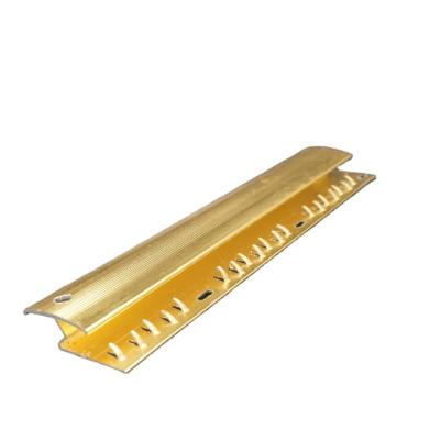 China Modern OEM Factory Polished Gold Flexible Transition Mat Accessories Tile To Trim Aluminum Silver Anodizing Mat Trim for sale