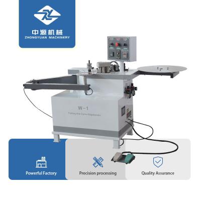 China Factory Zhongyuan W1 Folding Arm Curve PVC Edging Making Machine Manual MDF Wood Edging Machine Curved for sale