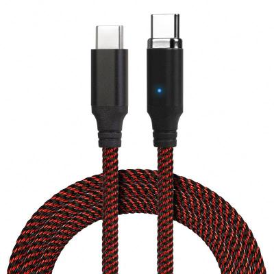 China Durable Nylon Braided Magnetic Type C Cable, 100W Phone Magnet Charger SOSLPAI 5A USB Fast Charging Cable for sale