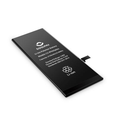 China Wholesale SOSLPAI Mobile Phone Cell Phone Battery Pack For iPhone 6S Plus 2750mAh Smart Phone Battery for sale