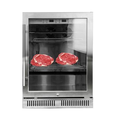 China Electronic Dry Aging Meat Refriger Temperature Compressor CE/CB/ISO Freezer Meat Dry Aging Refrigerator for sale