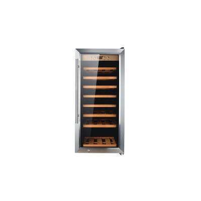 China 110V-115V 43 Bottles Freestanding Single Zone Wine Cooler for sale