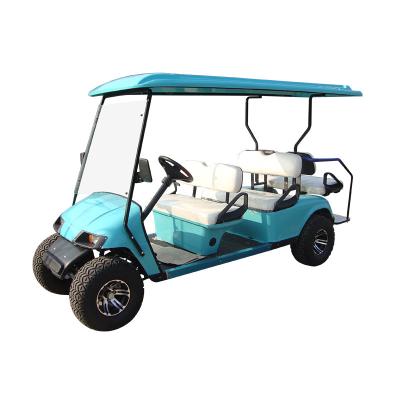 China Golf New Product Models Vehicle Location Customized Explosive Golf Carts Latest Electric Trucks Adults CE Club Car Parts 5-6 Electric Seats for sale