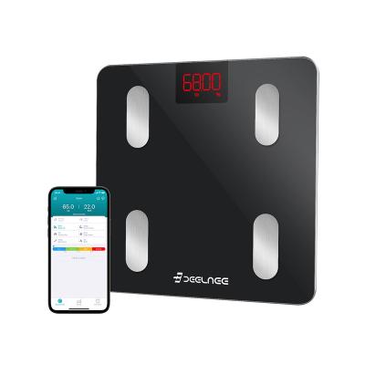 China Smart Weight For Body 2022 Latest Smart Body Brav Bathroom Scales Body Fat Scale for sale