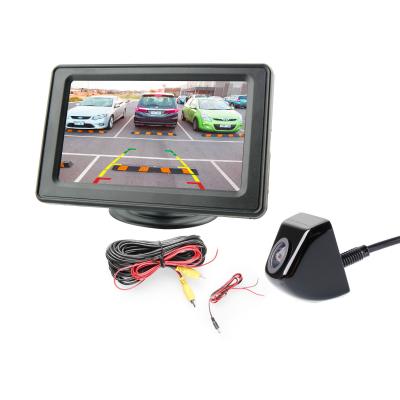 China Waterproof 12V Reverse Adjusting Rear Camera With Parking Line Car Reversing Assist Rear View Camera Backup System for sale