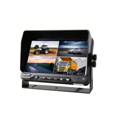 China RGB 12V to 32V backup display 7 inch quad lcd with 4pin for sale