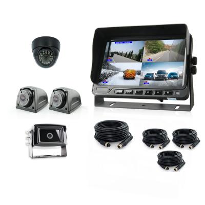 China 7 Inch DVR Monitor Waterproof Van RV Motorhome Snow Plow Heating Camera System for sale