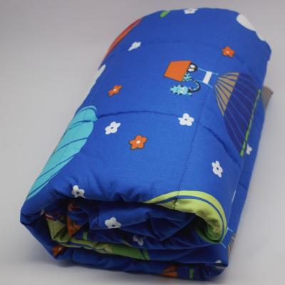 China Anti-Static Children's Modern Fashion Cotton Weighted Blanket Convenient Inner Core Blanket, Animal Pattern Printed for sale