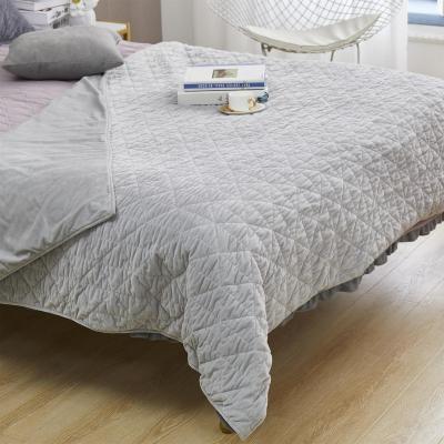 China Wholesale High Quality Winter Velvet Crystal Duvet Cover Anti-static Thickened Comforter Cover Warm Crystal Velvet Weighted Blanket for sale