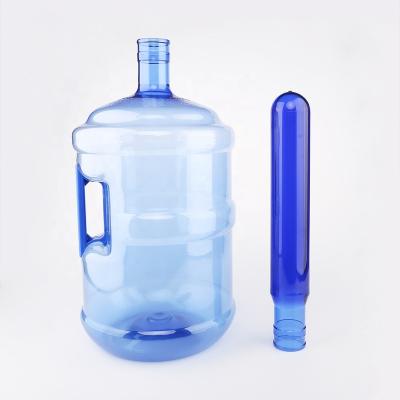 China PET bottles perform newest hot sale standard 55mm pet 5gallon preform price to blow 15L 17L water bottle bucket maker for sale