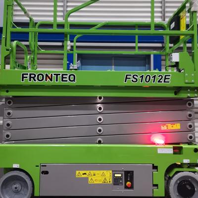 China Hotels FRONTEQ /Self-propelled /platform scissor lift /9-12M/FS1012E/Electric drive for sale