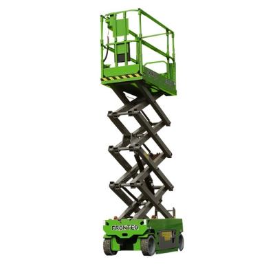 China FRONTEQ Hotels Scissor Lift FS0607W 7.8m Height Hydraulic Drive Aerial Work Platform for sale