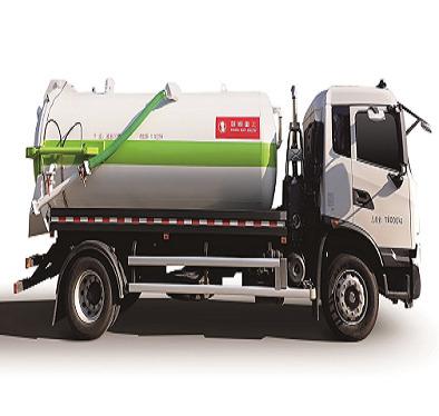 China Sewage Disposal Dongfeng Chassis 11 M3 Jetting Truck Septic Tank Vacuum Sewage Suction Trucks Factory Sales XSZ5180GXWE6 for sale