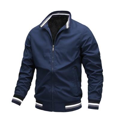 China 2021 New Custom Label Sports Men's Breathable Softball Bomber Simple Slim Running Jacket Men Plus Size Jacket for sale