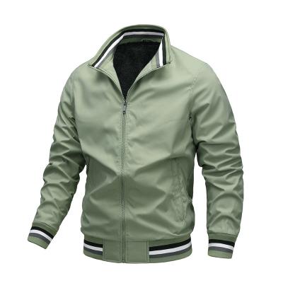 China 2021 New Design Plain Jackets Men Sports Jacket Men Breathable Softball Bomber Plus Size Jacket for sale