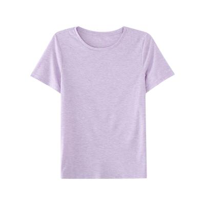 China Casual Fashion Recycled Fabric Polyester Spandex Women Sublimation Breathable Hot Selling O Neck Graphic T-Shirt for sale