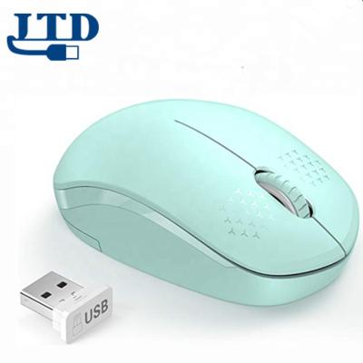 China Factory hot seller 2.4G wireless silent mouse with nano receiver for sale