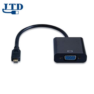 China COMPUTER Micro HDMI to VGA Adapter Male to Female Cable Converter for sale