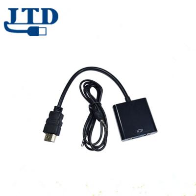 China COMPUTER factory hdmi converter hot sale wholesale hdmi to vga with cable hdmi vga audio converter for sale