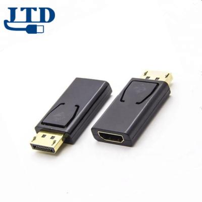 China COMPUTER Gold DisplayPort Male Nickel Plated Standard DP to HD-MI Female Converter Adapter 1080P Main Video-Audio Connector for sale