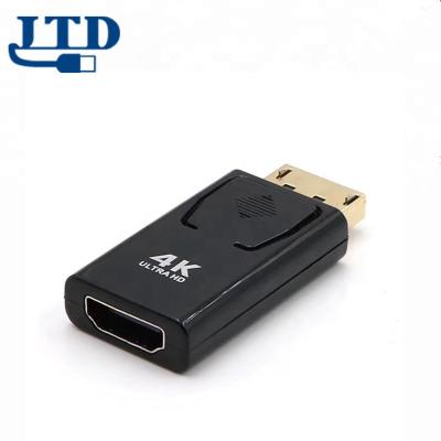 China High Quality COMPUTER Black Gold Plated 4K*2K Male to Female DisplayPort DP to HDMI Converter Adapter Cable for HDTV for sale