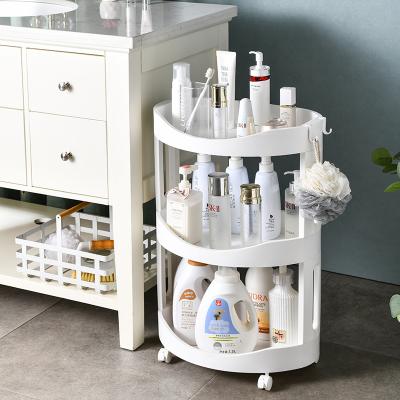 China 38*23*64cm 3-Layer Corner Sustainable Shelving Shelving Kitchen Shelving Shelf Shelves Shelves Storage Racks for sale