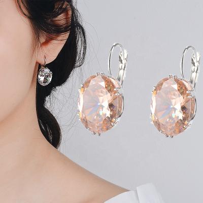 China Casual/Sporty Sun Stud Earrings For Women 925 Silver Jewelry White Sapphire In Pairs/Set for sale