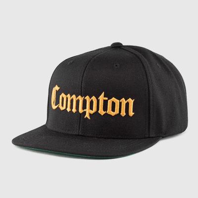 China breathable & Custom Wholesale 6 Panel Snapback Waterproof 3d Hat Embroidered Black Baseball Cap for sale