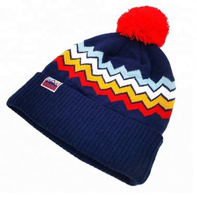 China COMMON custom warm winter bean hat, hip-hop knit ski hat skull beanie hat for sale