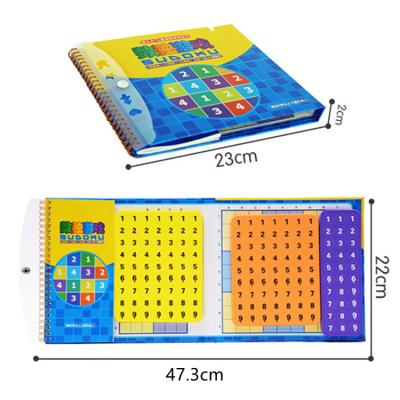 China Educational Toy Ready To Ship Portable EVA Numbers Magnetic Sudoku Playing Tabletop Magnetic Games for Kids for sale