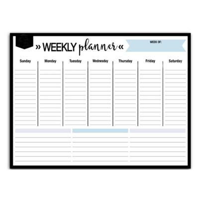 China Refrigerato Calendar Stain Resistant Dry Erase Magnetic Witheboard Weekly Planner For Fridge for sale