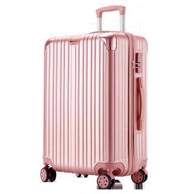 China Universal Shell Trolley Luggage Spot Business Hard Aluminum Frame Luggage Wheel Rod Box Large Capacity 20/24/28