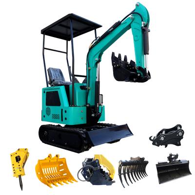 China Wholesale building material stores excavators 1 ton mini digging machine with thumb bucket for sale for sale