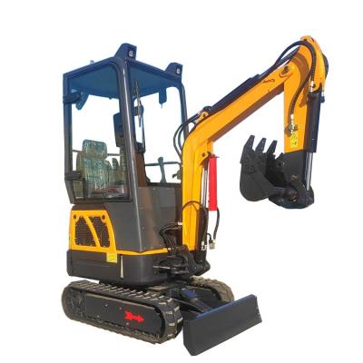 China Smallest Hotels Crawler CE EPA Farm Garden Digger Use China Micro Mini Excavator 1 Ton With Cabin for sale