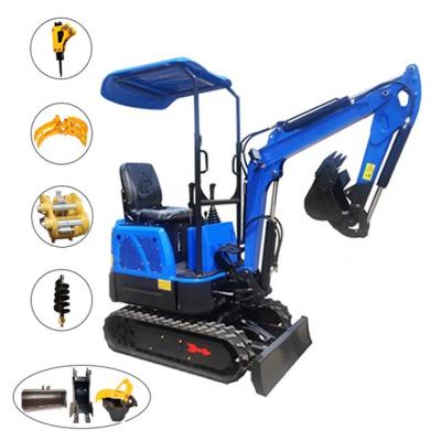 China EPA EURO5 1ton Mini Crawler Excavator Digger construction material stores with spare parts China for sale