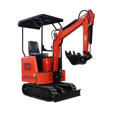 China Construction Material Shops Rubber Tire Excavator Prices Mini Excavator China 1.5 Ton Excavator Loader for sale