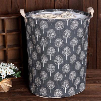 China Wholesale Large Capacity Folding Drawstring Clothes Laundry Hamper Toys Storage Dirty Organizer Laundry Hamper for sale