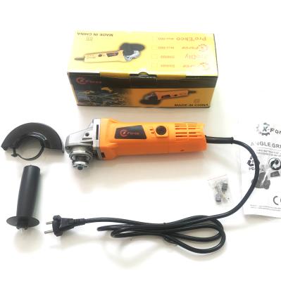 China 100mm Good Lock Button ON Hot Sale Power Machine Tools Professional Electric Angle Grinder for sale