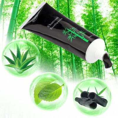 China Private Label Activated Charcoal Natural Teeth Whitening Whitening Toothpaste for sale