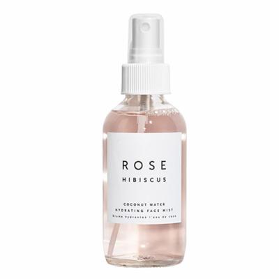 China Private Label Hibiscus Coconut Moisturizing Face Care Rose Water Organic Face Spray for sale