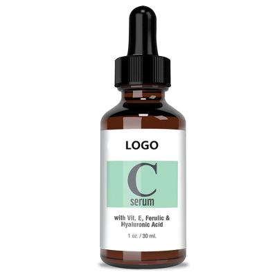 China Skin Revitalizer Private Label Vitamin C 20% Natural Anti Aging Facial Serum for sale