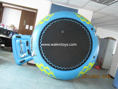 China PVC Sturdy Towable High Jump Boat , Water Flying Ski , Round Jumping Tube for sale