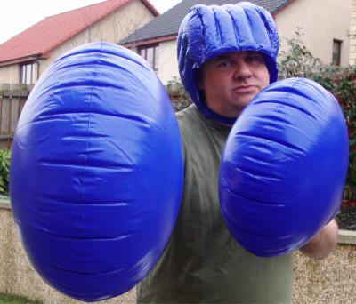 China PVC giant/big boxing gloves, inflatable boxing gloves for sale for sale